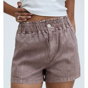 Madewell Shorts Women's Size 29 Pull-On Paperbag High Rise Cotton Vintage Petal